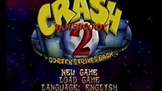 [Ps1] Introduction du jeu "Crash Bandicoot 2: Cortex Strikes Back" de l'editeur Naughty Dog (1997)