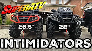 SuperATV INTIMIDATOR Tires! 26.5” vs. 28” On Can-Am Outlanders