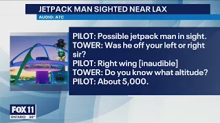 'Jetpack man' spotted again near LAX