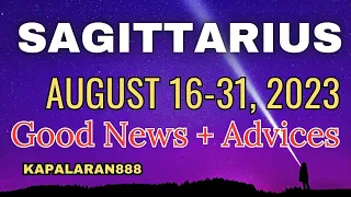 🤩 WOW! MAY MAGBUBUKAS NA FINANCIAL DOOR! ♐️ SAGITTARIUS AUGUST 16-31, 2023 MONEY/LOVE #KAPALARAN888