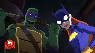 Batman Vs. TMNT (2019) - Ninja Turtles vs. Arkham Asylum Scene | Movieclips