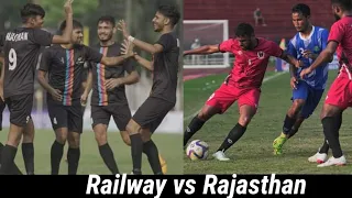 Santosh Trophy 2023 Live | Railway vs Rajasthan Santosh Trophy | santosh trophy railway team 2023