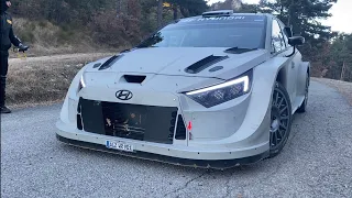 Test Rallye Monte-Carlo 2022 - Ott Tanak  - Hyundai I20 WRC