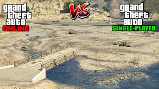 Online map VS Singleplayer map - Facilities