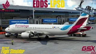 Fenix A320 | GSX Pro | Real Life Eurowings Ops | Stuttgart to Split | MSFS Live