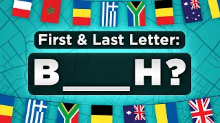 Guess the Country Quiz - By First and Last Letters?