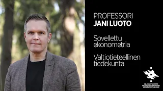 Jani Luoto: Toimiiko kausaalipäättely tutkimuksessa? | Helsingin yliopisto