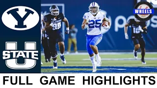 #13 BYU vs Utah State Highlights | College Football Week 5 | 2021 College Football Highlights