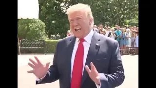 Trump gives UNREAL excuse for “airport” gaffe at July 4th parade