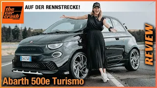 Abarth 500e Turismo im Test (2023) Wir fahren den NEUEN auf der Rennstrecke! Fahrbericht | Review