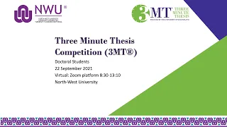 Three Minute Thesis Competition (3MT®) Doctoral Students