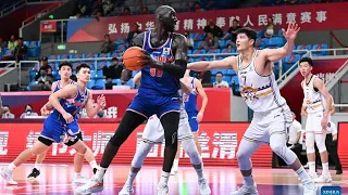 Tacko Fall is in China on Beast mode!! Showing no mercy 🔥 #nba #bostonceltics #gleague