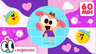 HOURS OF THE DAY ⏰🎶 + More Daily Routine Songs For Kids | Lingokids