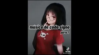 música de cada signo