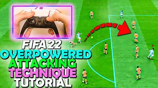 This ATTACKING TECHNIQUE is OVERPOWERED in FIFA 22 - FIFA 22 ATTACKING TUTORIAL