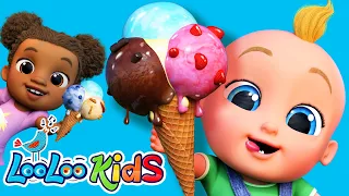 30 MIN - Ice Cream Song 🤩 BEST Toddler Nursery Rhymes and Kids Song by LooLoo Kids
