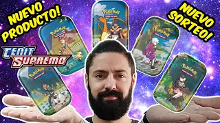 ABRO TODAS LAS MINI LATAS DE CENIT SUPREMO (CROWN ZENITH) - CARTAS POKEMON 2023