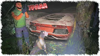 Джонни Шарик екеуі орманнан соғылған Ламбо тауып алды (GTA V)