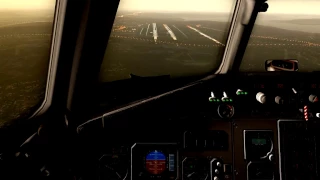 X-Plane 11 | MD-82 morning Landing
