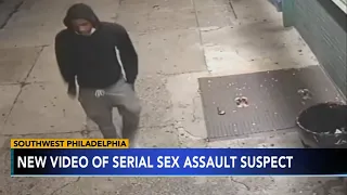 Police release video of suspect wanted for 2 gunpoint sex assaults in Southwest Philadelphia