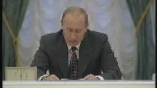 В.Путин.Выступление на заседании.26.10.04.Part 1