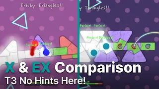 Neo Cosmos Normal and EX Mode Comparison — T3 No Hints Here! [A Dance of Fire and Ice]