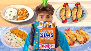 I Followed Recipes From The Sims Cookbook For a Day