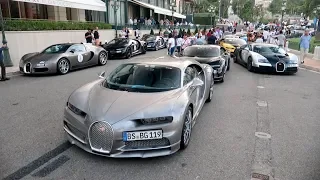 100 Million € de Bugatti à Monaco !! Bugatti Tour 2019