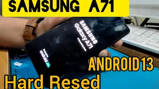 Galaxy a71 Restaurar de fabrica Android 13. ( 2 MÉTODOS..)