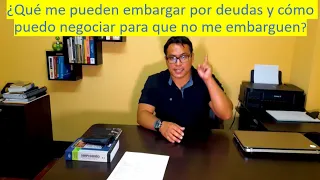 😱EMBARGO POR DEUDAS CON EL BANCO + que me pueden embargar?? + Cómo y en que momento negociar😎