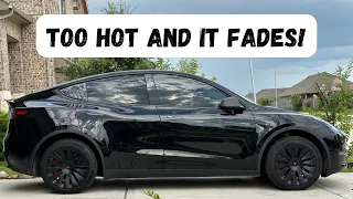 Tesla Model Y 2023 Interior is fading and car gets too hot in summer