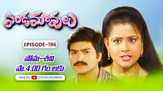Endamavulu | 18th May 2024 | Full Episode No 196 | ETV Telugu