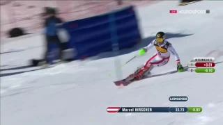 Marcel Hirscher - St. Moritz WM Slalom 1st run