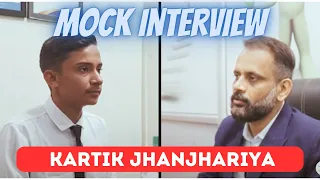 MOCK INTERVIEW S2 EP 1 || KARTIK cleared the interview of AEMA and GEIMS ||