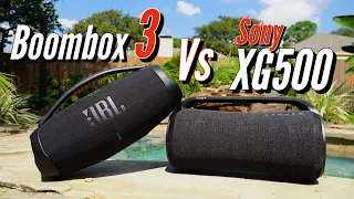 JBL Boombox 3 Vs Sony XG500