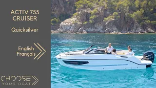 ACTIV 755 CRUISER by Quicksilver: Guided Tour Video in English (sous-titré en Français)