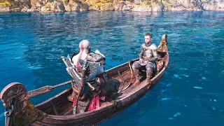 GOD OF WAR RAGNAROK - All Boat Stories and Lore with Kratos, Atreus and Mimir