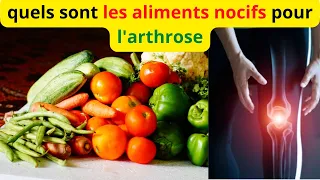 12 aliments à consommer ou à éviter pour l'Arthrose