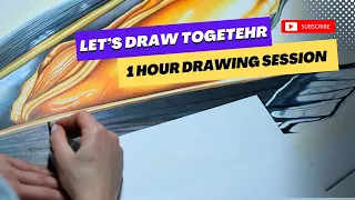 Let's draw together! Grab your pencils and join in!