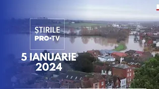 Știrile PRO TV - 5 Ianuarie 2024