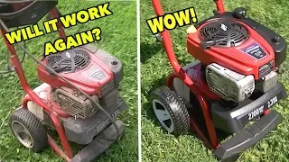 $549.00 Troy-bilt Yard Sale Power washer for $20! ... Broken and dirty to Pretty and working!