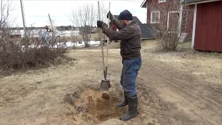 Rakennetaan syvän kuopan lapio