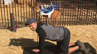 Baby Goat Pajama Party Yoga 🐐