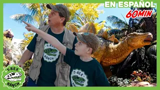 Parque de T-Rex | ¡Dinosaurios y Mundo Jurásico, el paseo! Parque temático de dinosaurios!