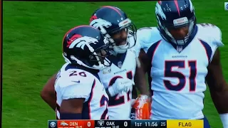 Crazy NFL Fight. Crabtree and Talib Brawl, Round 2. Oakland Raiders vs Denver Broncos