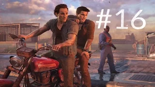 Uncharted 4 A Thief's End Gameplay Walkthrough Part 16 - Sam Car Chase Pursuit