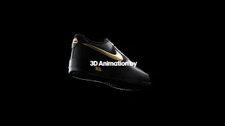 Shoes 3D Product  Animation | Nike Force 1 | Blender 3.1