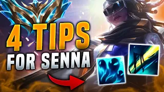 4 Challenger Level Tips Under 4 Minutes | Senna guide | League of Legends