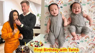 Preity Zinta First Birthday Celebration with her Twin Babies Jai Zinta and Gia Zinta