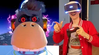 MECHA KING KONG FINAL BOSS! | Astro Bot: Rescue Mission (PSVR + VRGO Gameplay) Part 2